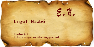 Engel Niobé névjegykártya